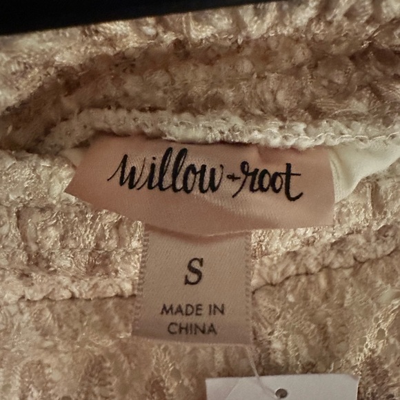 BUCKLE-Willow & Roots-Chevron Lace Inner Lined Dress Pants-Cream-Size Small-NWT - Picture 5 of 6